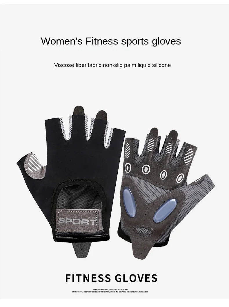 Premium Fitness Training Gloves - Slip-Resistant Weight Lifting Gloves for Men & Women - Gym Bodybuilding Exercise Yoga Gloves (1 Pair)