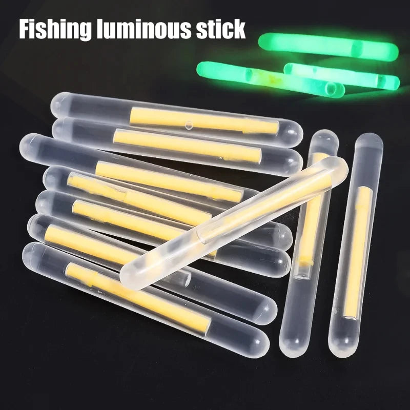 Firefly Fluorescent Fishing Rod Light - 50/100PCS Floating Glow Sticks for Night Fishing - Dark Luminous Outdoor Fishing Light Rods