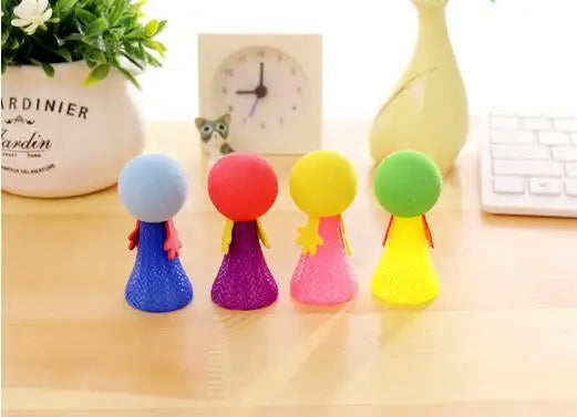 10-Piece Multicolor Jumping Elf Dolls Set - Creative Plastic Toys for Kids Birthday Party Gift