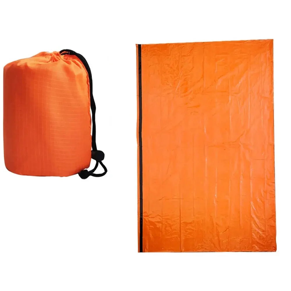 Ultra Waterproof Mylar Thermal Lightweight Survival Sleeping Bag for Camping & Hiking