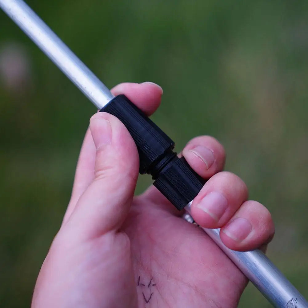 Telescopic Fishing Rod Holder - Adjustable 50-80cm Extending Bankstick Stand with Rod Rest Bracket for Fishing Accessories