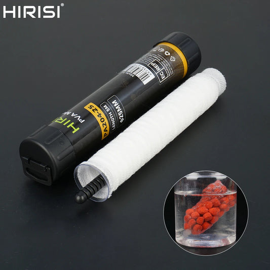 5M Carp Fishing PVA Mesh Tube - Quick Dissolving Bait Feeder Fishing Accessory