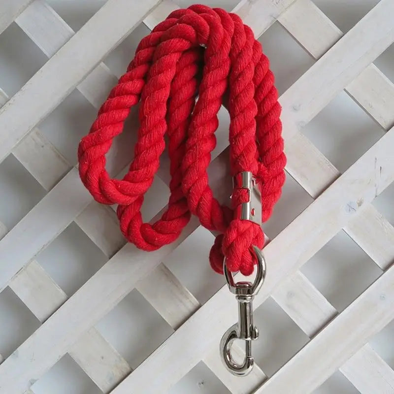 Heavy Duty Cotton Weave Equestrian Halter - 652F Leading Rope for Horses & Livestock