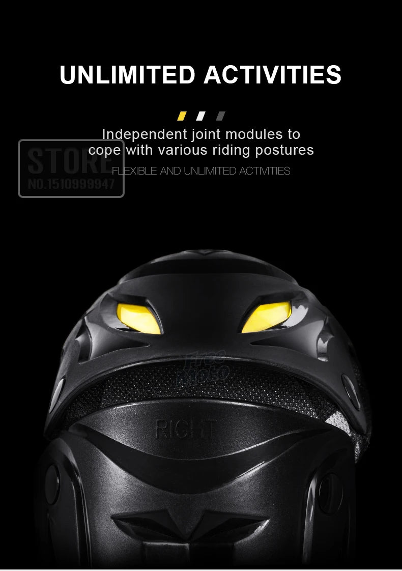 Motorcycle Knee and Elbow Protection Guards - Motocross Off-Road Racing MTB Pads