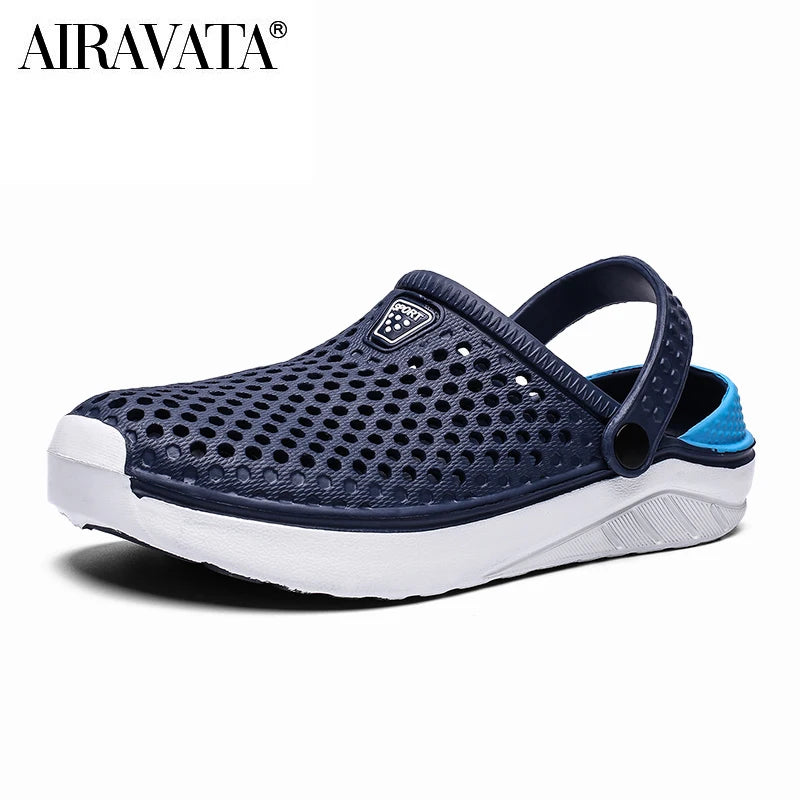 Waterproof Anti-Slip Beach Sandals - Unisex Thick Sole Flip Flops for Men & Women