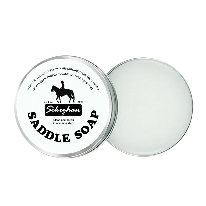 Premium Leather Saddle Cream - Deep Conditioning, Waterproofing & Shine Enhancer for Horse Tack & Gear