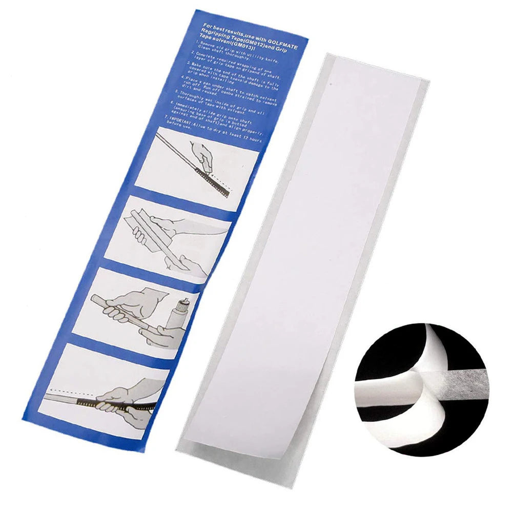 Professional Golf Club Regripping Kit - 13 Grip Tape Strips with Removal Tool, Rubber Vise Clamp & Cover for Complete Club Grip Repair