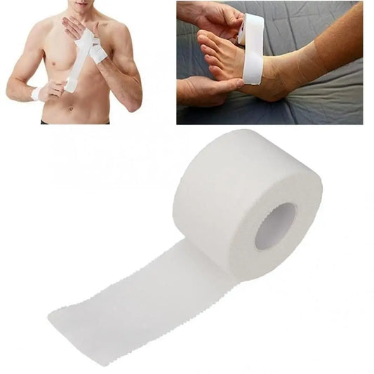 Premium Medical Waterproof Cotton Adhesive Tape - 12.5/25/50mm Roll - Sports Physiotherapy Elastic Bandage for Muscle Strain & Injury Support