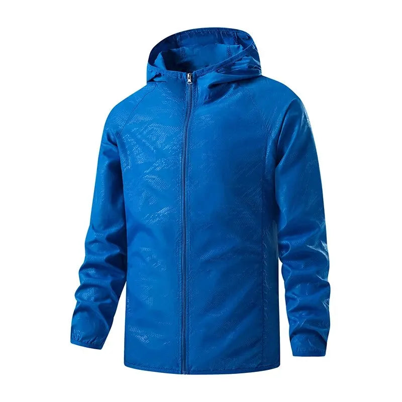 Unisex Waterproof Hiking Jacket - Sun Protection Windbreaker for Outdoor Camping & Climbing