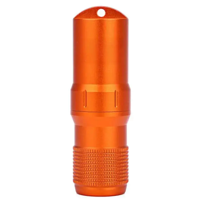 Waterproof Survival Storage Capsule - 3-in-1 Emergency Container for Pills/Matches/Gear with Sealed Design for Outdoor Adventures