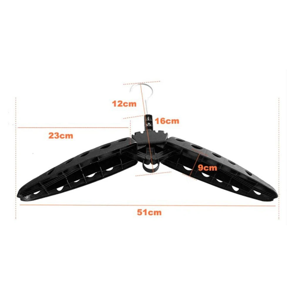 Foldable Diving Wetsuit Hanger - Heavy-Duty Thickened Rack for Drysuits, Wetsuits & Snorkeling Gear Stand