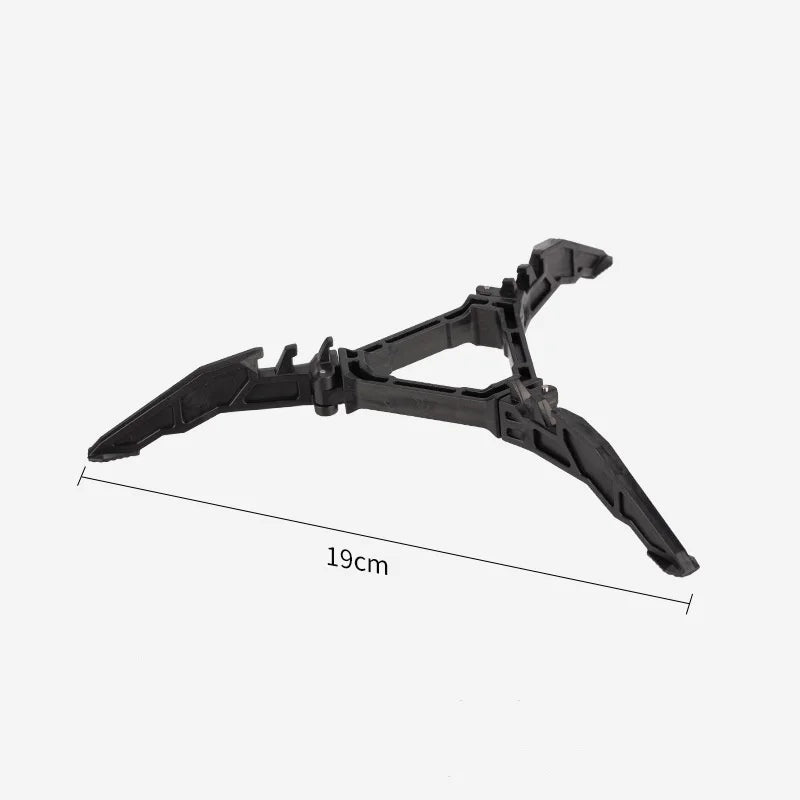 Universal Folding Gas Canister Tripod Stand - Portable Camping Stove Base Holder for Outdoor Gas Tank Support