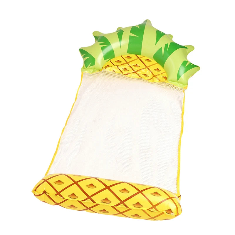 Inflatable PVC Water Hammock - Foldable Floating Pool Lounger Chair & Air Mattress for Beach & Water Sports
