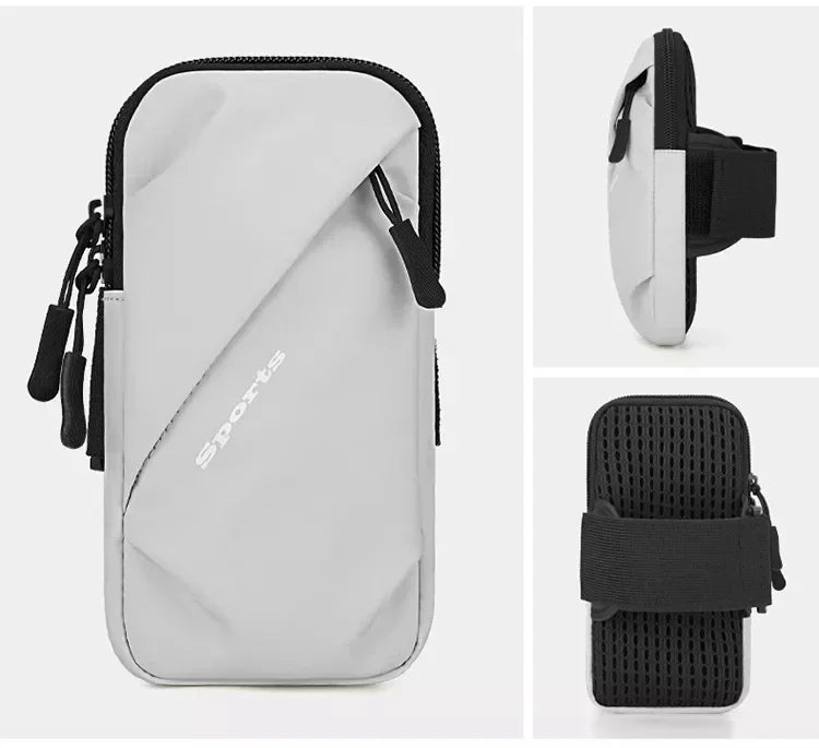 Universal Waterproof Sports Armband - PU Running Phone Holder for iPhone & Samsung - Jogging Arm Bag Accessory
