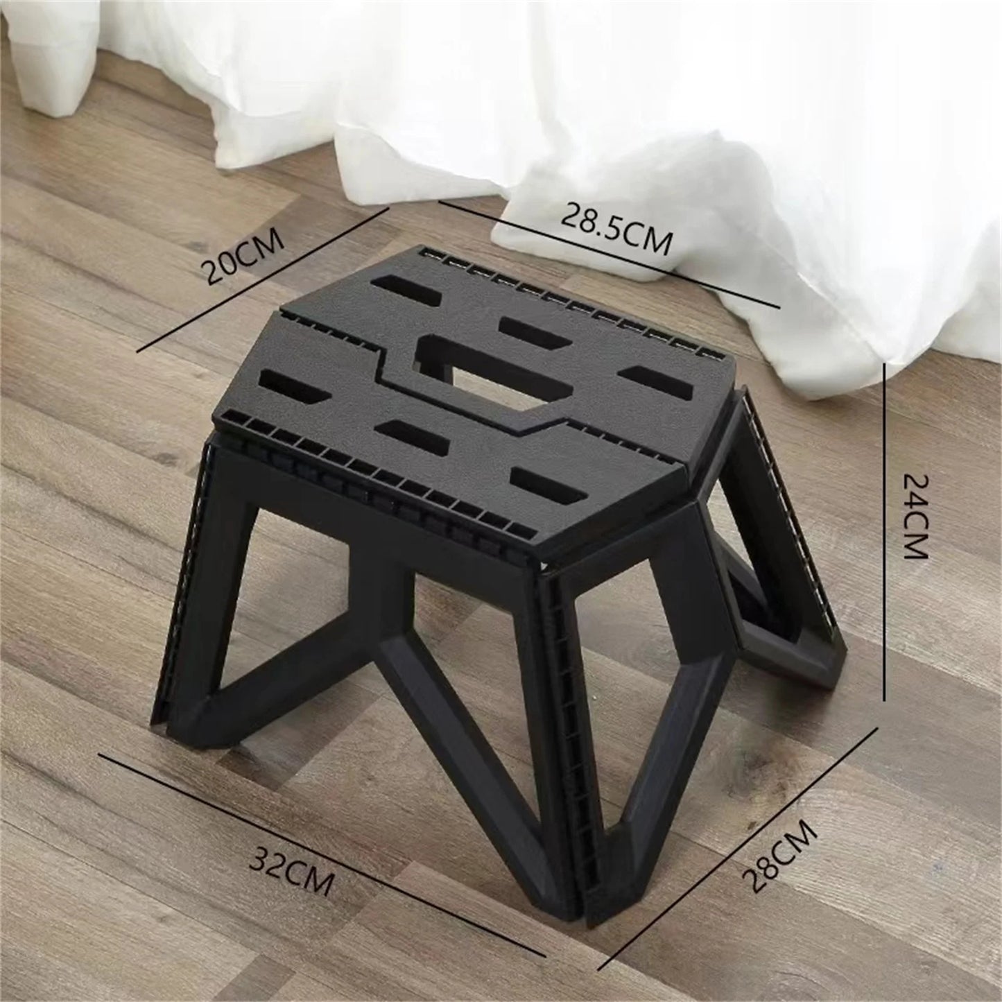Portable Folding Camping Stool - High Load Bearing Outdoor Chair for Fishing, Beach & Camping