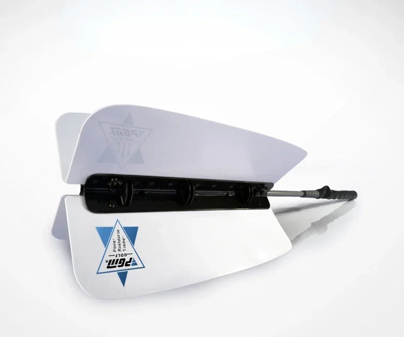 Golf Swing Trainer Fan - Power Speed Practice Aid with Wind Resistance Technology