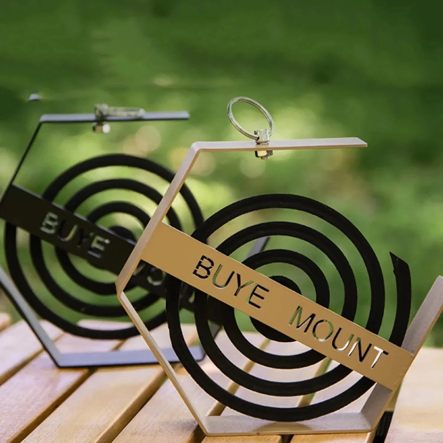 Hanging Mosquito Coil Holder - Outdoor Camping Tray for Hiking & Tourist Supplies