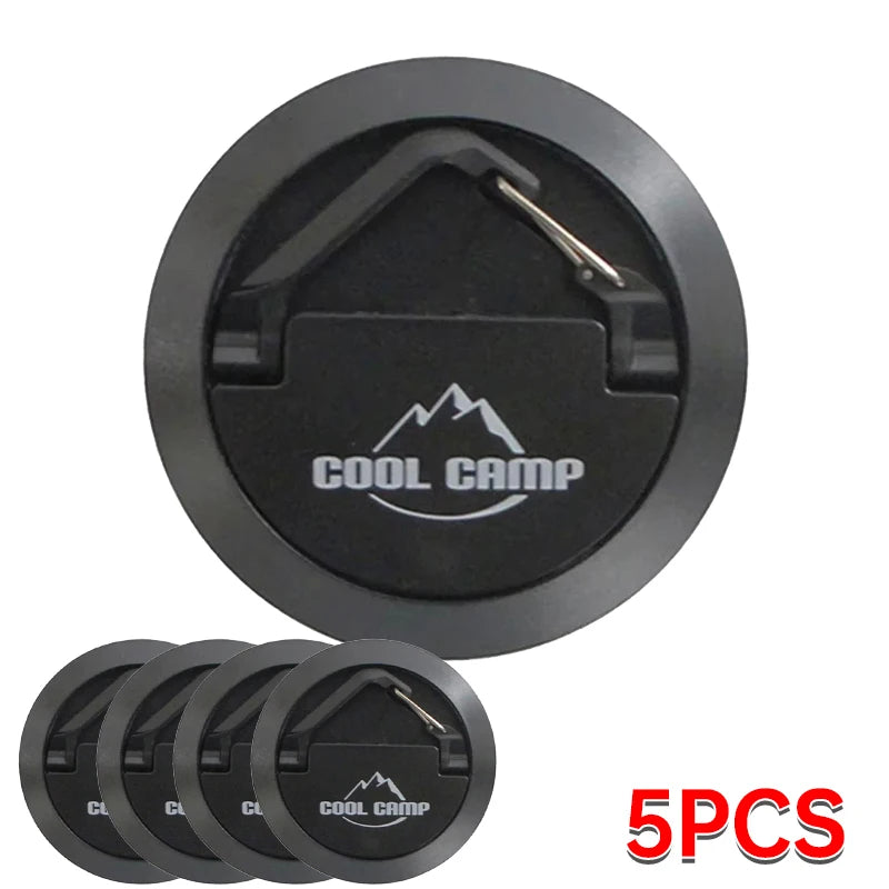 Multi-Purpose Magnetic Camping Hook - Portable Tent Ceiling Clamp with Suction Cup for Outdoor Rope & Lamp Storage
