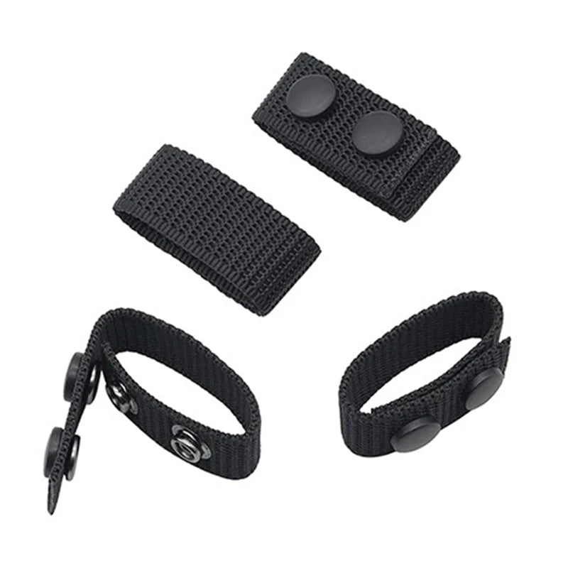 Tactical Belt Set - 4-Piece Multi-Functional Double Nylon Buckle System for Outdoor Sports & Equipment