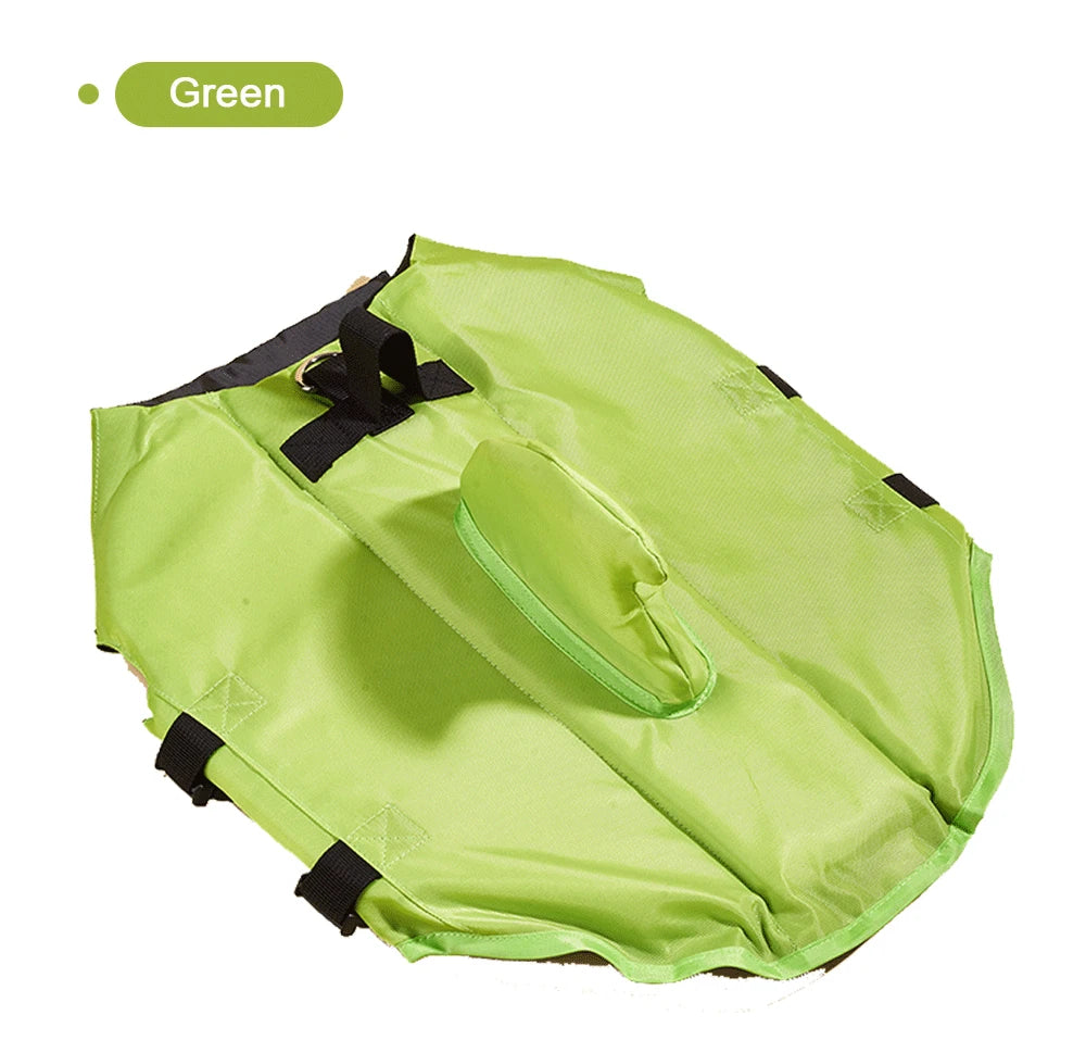 Enhanced Buoyancy Dog Life Jacket - Safety Swimming Vest with Handle for Small Medium Large Dogs - Shark Design Surfing Gear