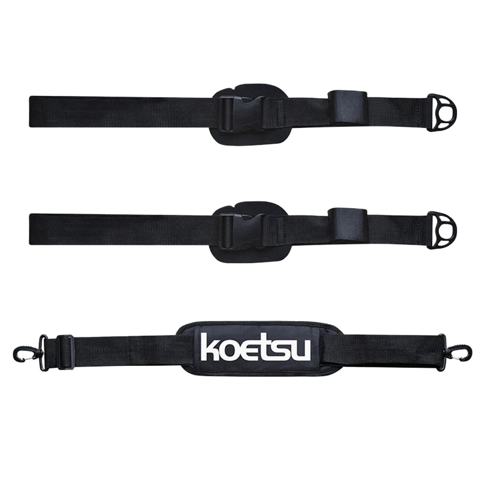 Adjustable Surfboard Shoulder Carry Strap - Stand Up Paddle Board Carrier Sling with Deck Bag