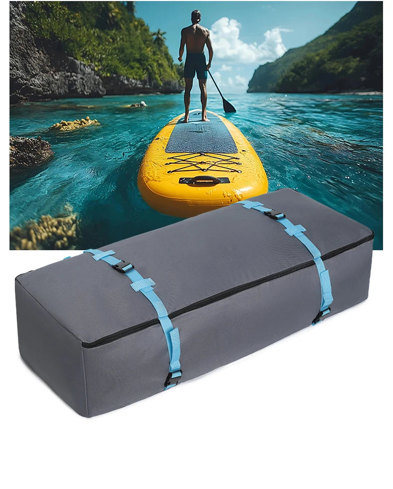 Multi-Purpose Outdoor Adventure Kit - Large Capacity Mountaineering Backpack with Shoulder Strap, Tent Accessories, Cosmetics Organizer, Inflatable Surfboard, SUP Paddle Board Bag