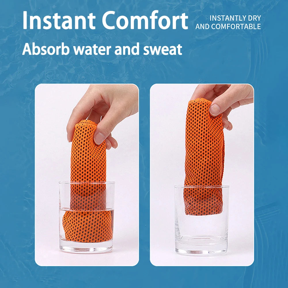 Quick-Dry Microfiber Sports Towel - Super Absorbent & Lightweight for Gym, Swimming, Yoga, Beach & Camping
