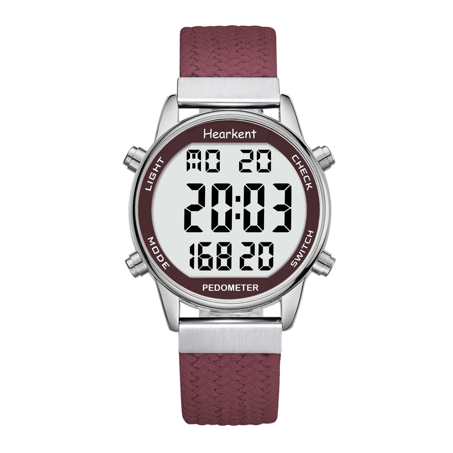 Pedometer Sport Watch - Digital Step Counter with Calorie & Mile Tracker, Waterproof Fitness Watch for Walking & Running