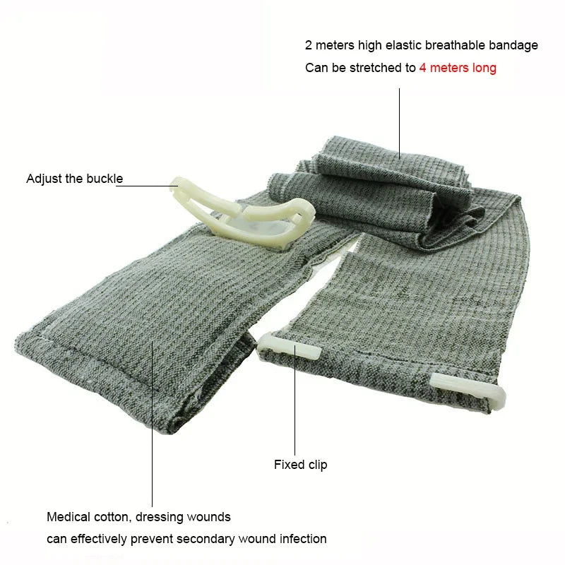 Emergency Trauma First Aid Kit - Compression Bandage, Tourniquet, Sterile Medical Dressing & Roll Bandage