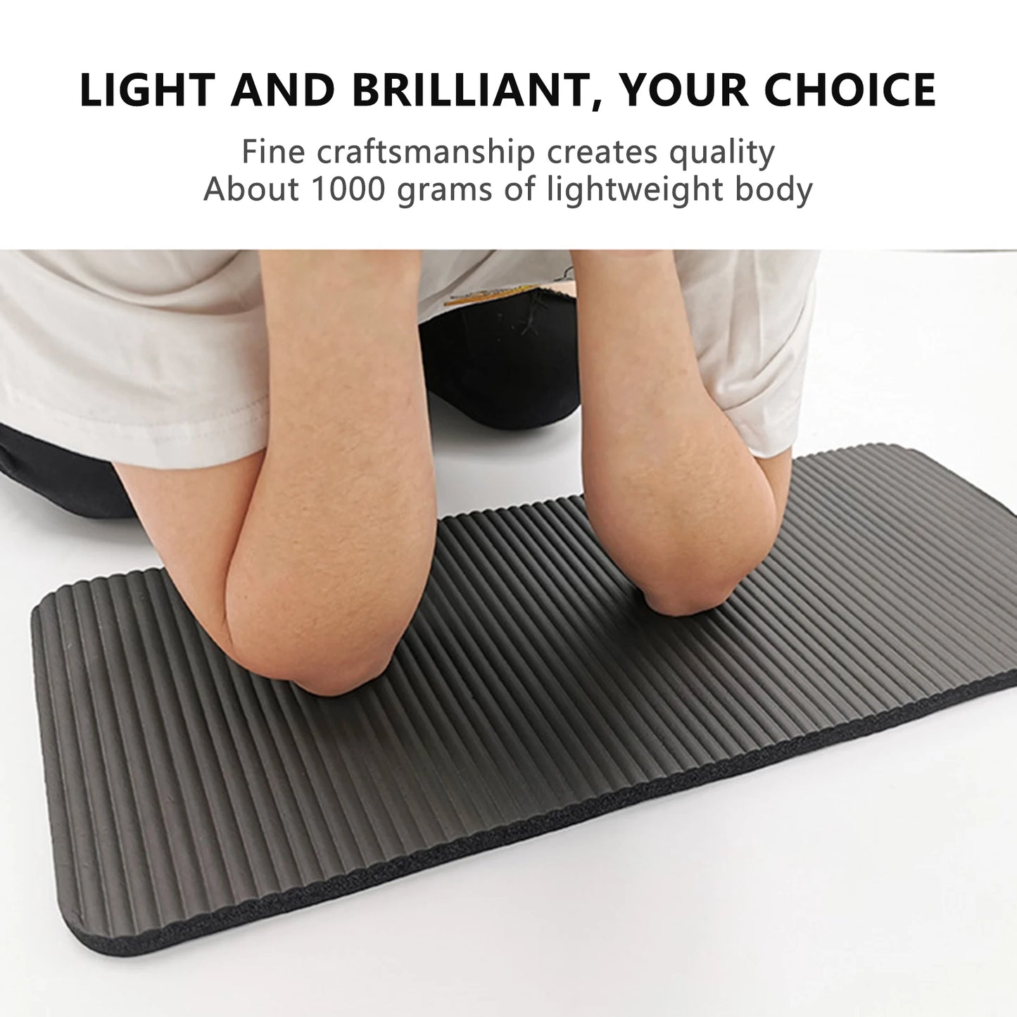 Mini Premium Yoga Mat Shock Absorption Soft Pilates Exercise Mat for Home Yoga Pilates Stretching 60*25*1.5cm