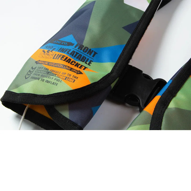 Adult Auto-Inflatable Life Jacket - Manual PFD 150N for Water Sports, Fishing & Rafting