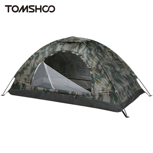 Ultralight 1/2 Person Camping Tent - Portable Hiking Tent with Anti-UV Coating for Outdoor Adventures