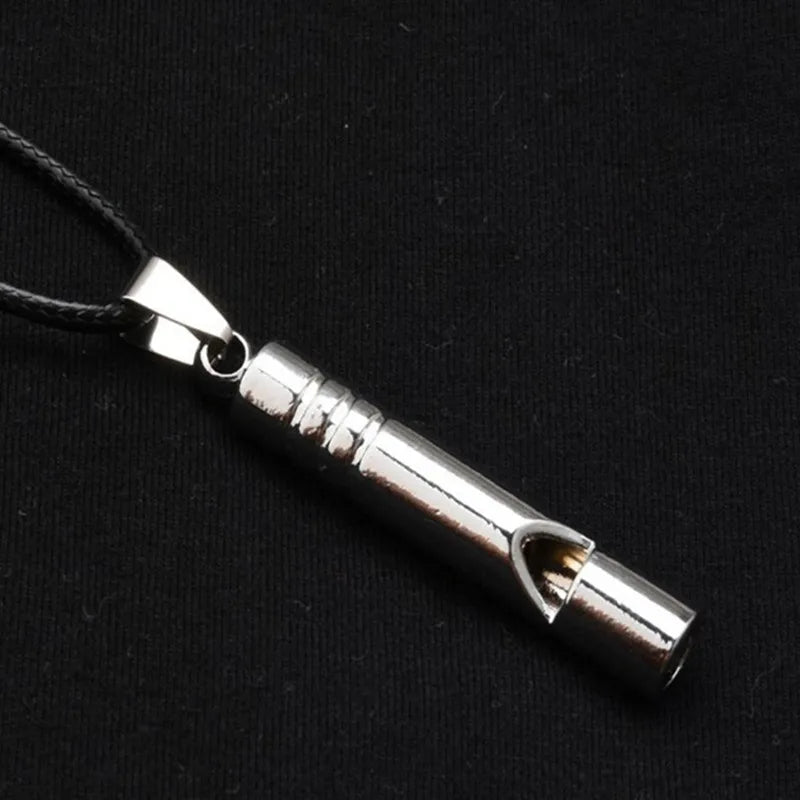 Emergency Survival Whistle - Loud Titanium Portable EDC Keychain for Outdoor Hiking Camping