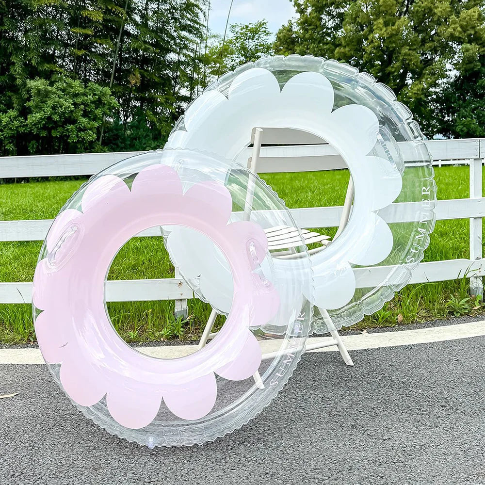 Inflatable Swimming Ring - Multi-Age Float Seat for Kids & Adults - Pool Water Safety Equipment