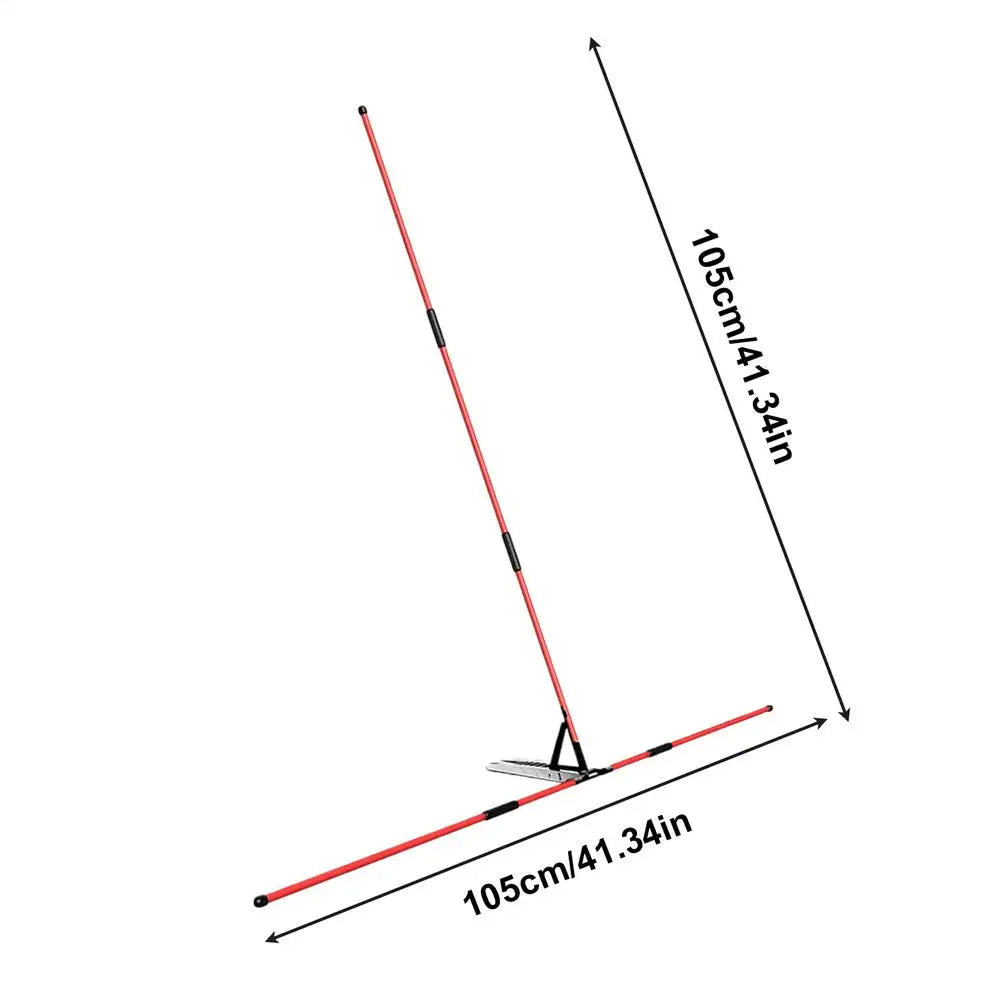Golf Swing Alignment Trainer - Practice Plate with Rod Holder for Swing Angle Adjustment & Posture Correction