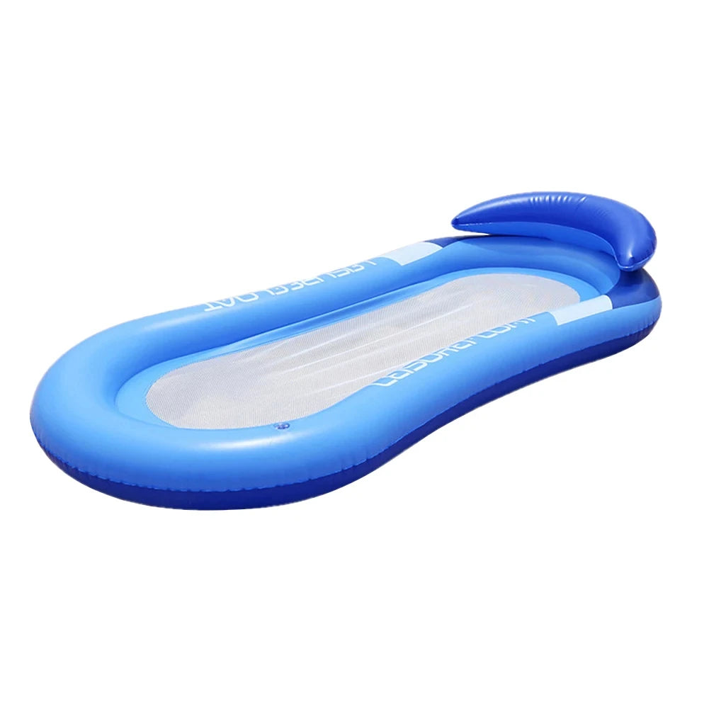 Women's Inflatable Pool Float - Water Hammock Air Mattress Lounge Bed for Swimming, Beach Recreation & Party Sports