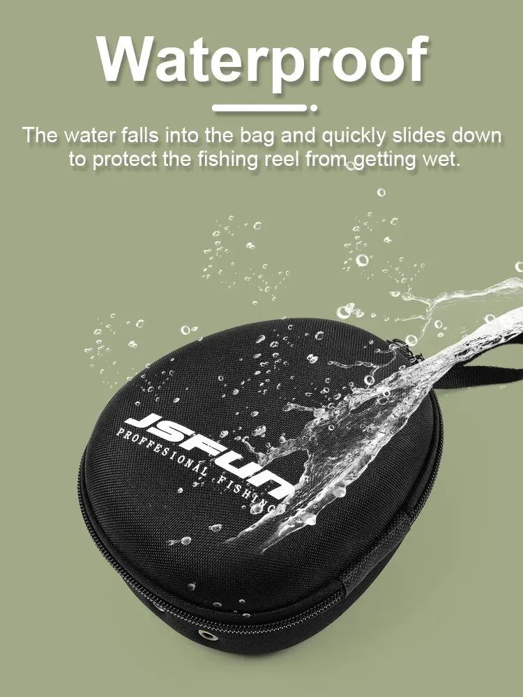 EVA Fishing Reel Protective Case - Universal Storage Bag for Drum, Spinning & Raft Reels