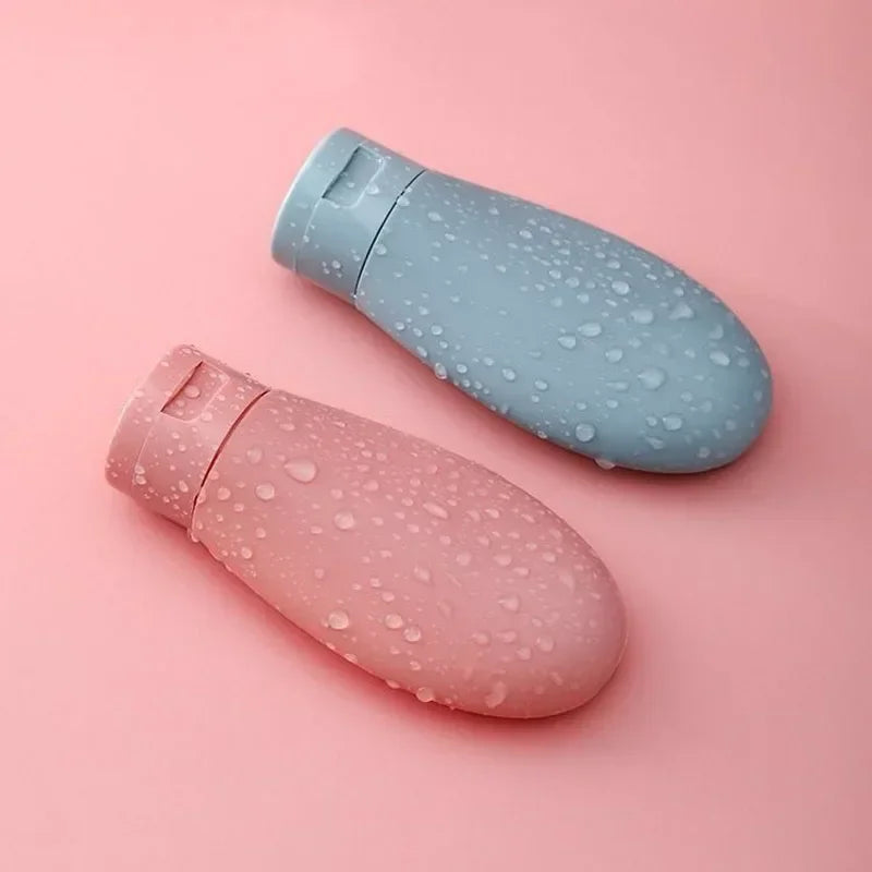 Travel Squeeze Bottles Set - 4 Pack 60ml Refillable Soft Lotion Containers for Shampoo & Toiletries