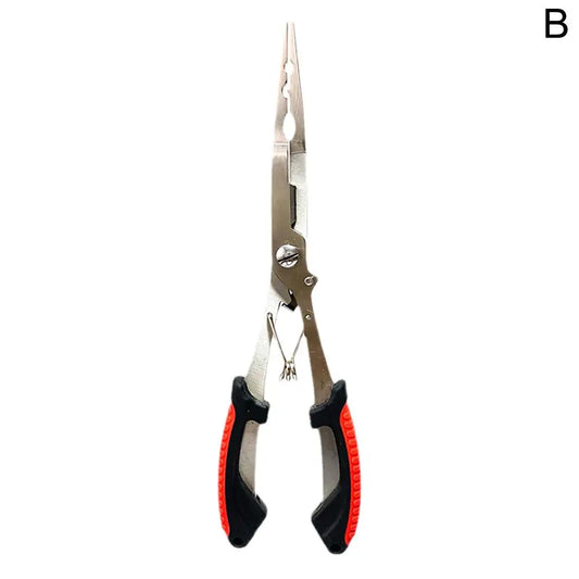 Ergonomic Fishing Pliers - Anti-Slip High-Strength Multifunctional Tool for Cutting Line and Tying Hooks