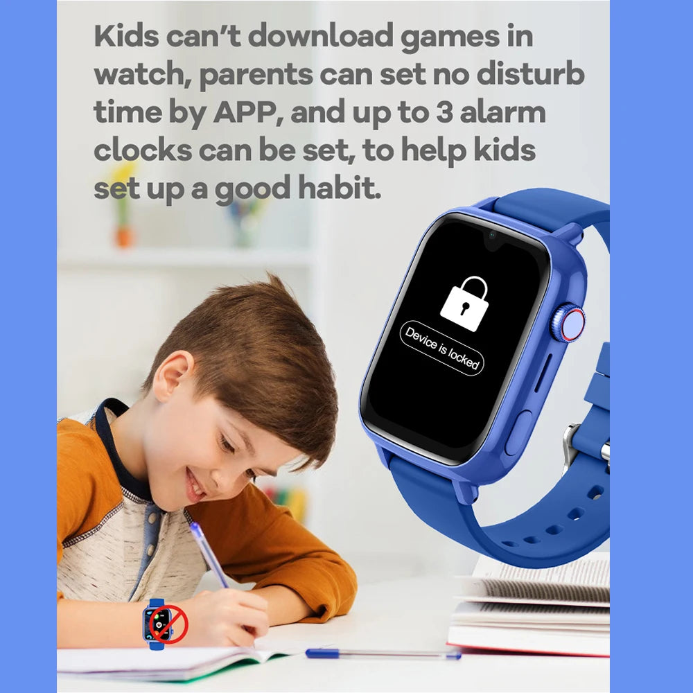 4G Smart Watch for Kids - GPS, WIFI, Video Call, SOS, APP Download