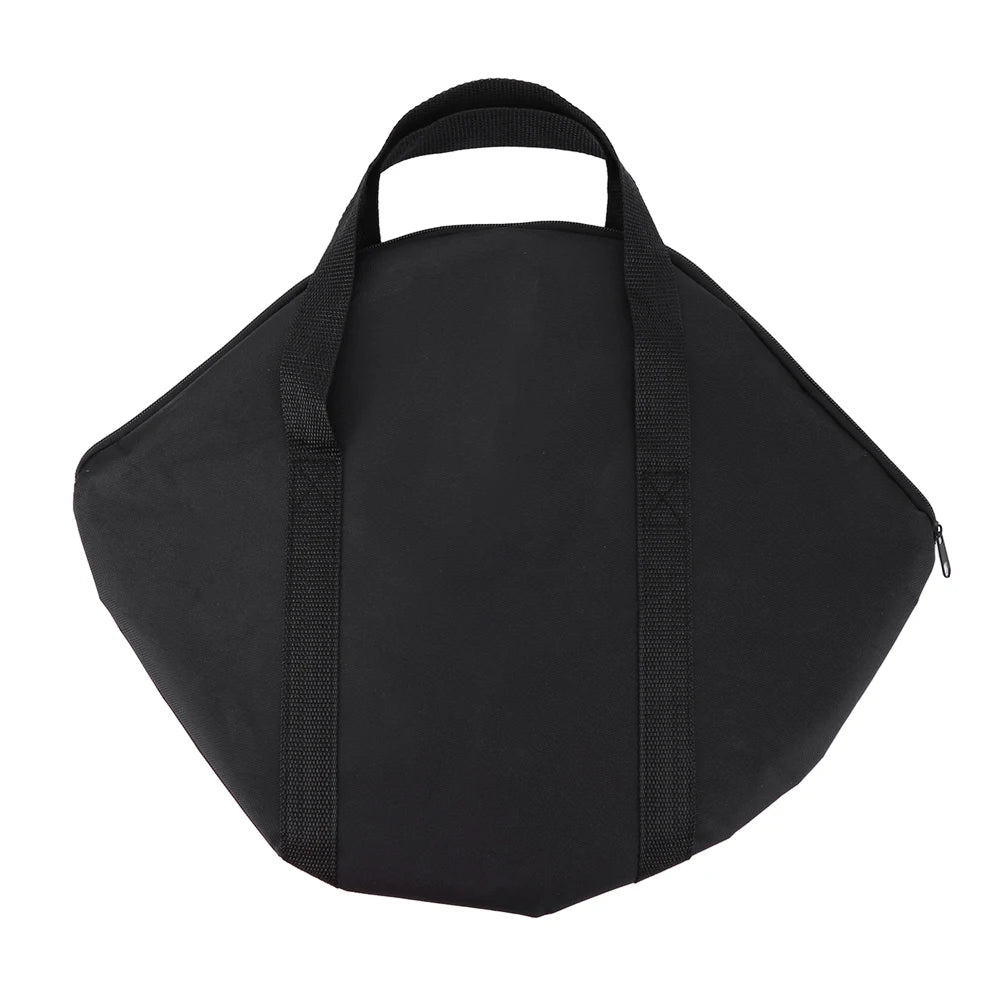 Waterproof Baking Pan Carrying Case with Anti-Scald Wood Handle - BBQ Grilling Skillet Storage Bag