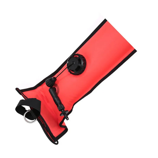 Professional Scuba Diving Safety Signal Tube - High Quality Inflatable Surface Marker Buoy (SMB) - 1.2M/1.5M/1.8M Diver Below Safety Sausage