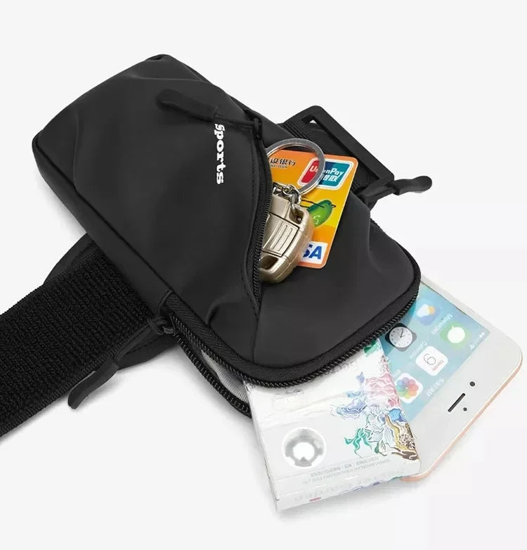 Universal Waterproof Sports Armband - PU Running Phone Holder for iPhone & Samsung - Jogging Arm Bag Accessory