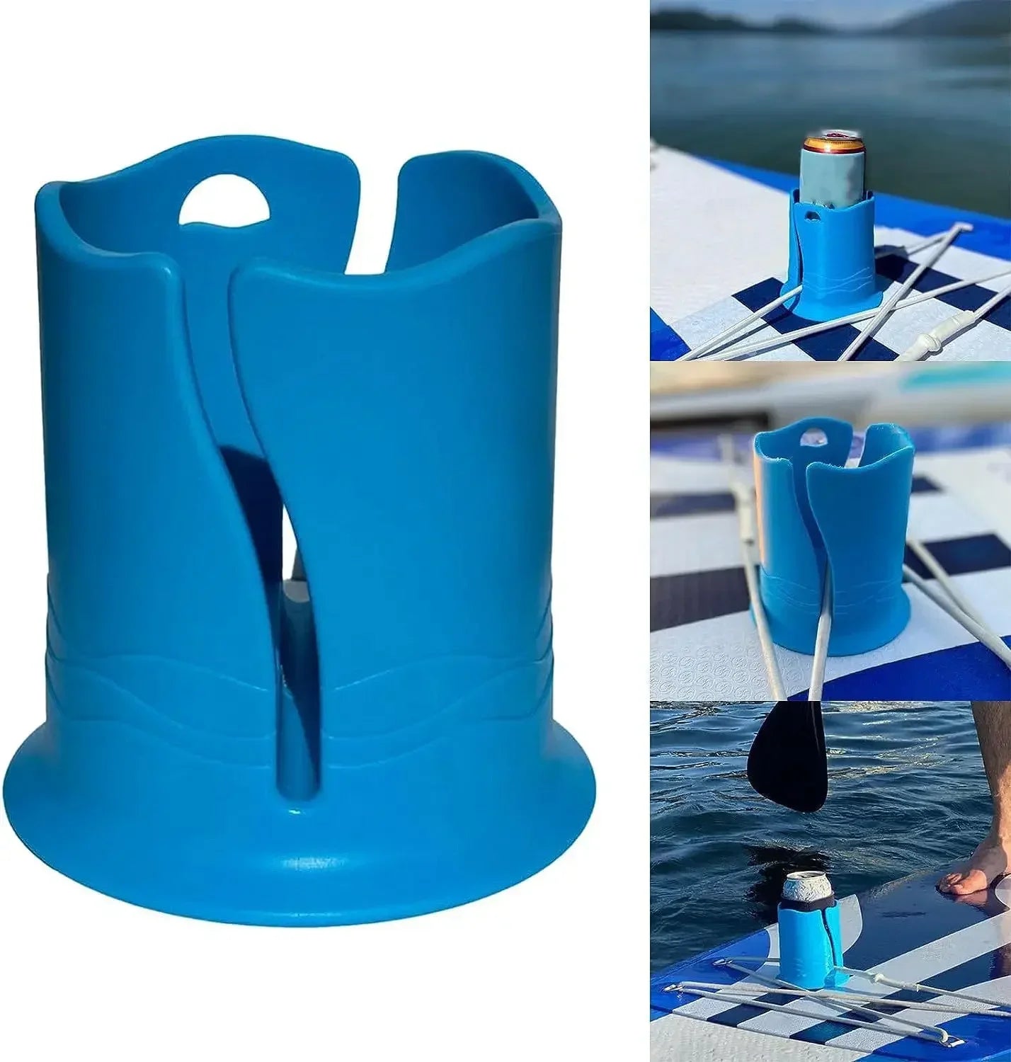 Kayak Drink Holder - Rope Binding Bottle Cup Holder for Kayaks & Surfboards - Water Sports Accessory
