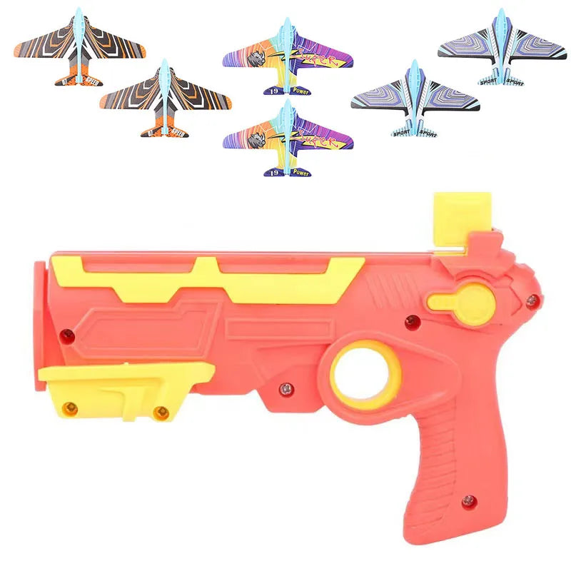 Professional Airplane Launcher - Bubble Catapult with 6 Small Planes