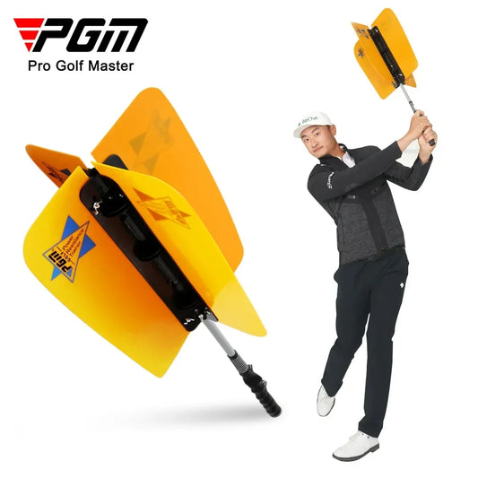 Golf Swing Trainer Fan - Power Speed Practice Aid with Wind Resistance Technology