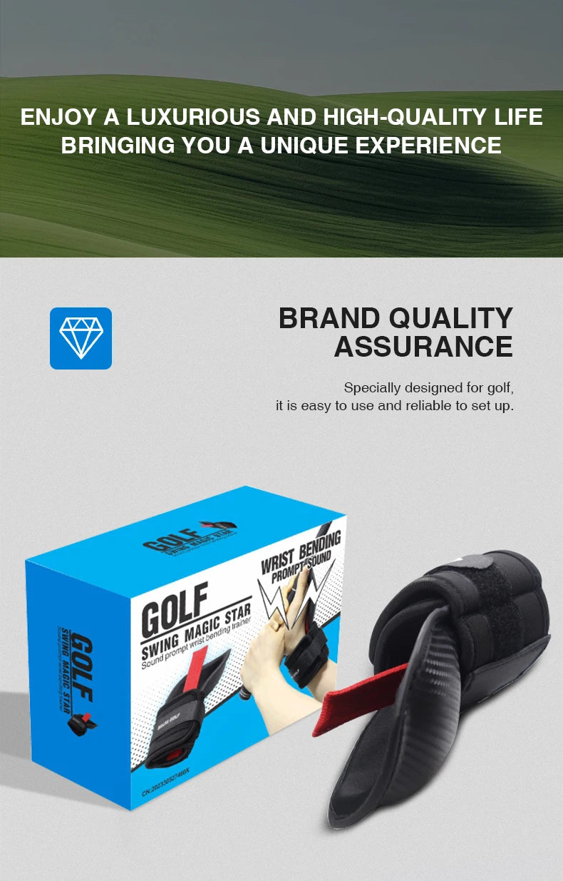 Golf Wrist Angle Corrector - Professional Swing Training Aid & Brace Band for All Skill Levels