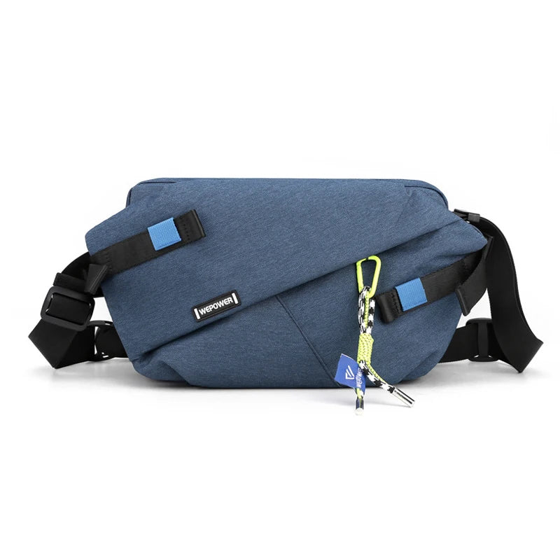 Premium Nylon Waist Pack - Unisex Crossbody Chest Bag for Outdoor & Travel