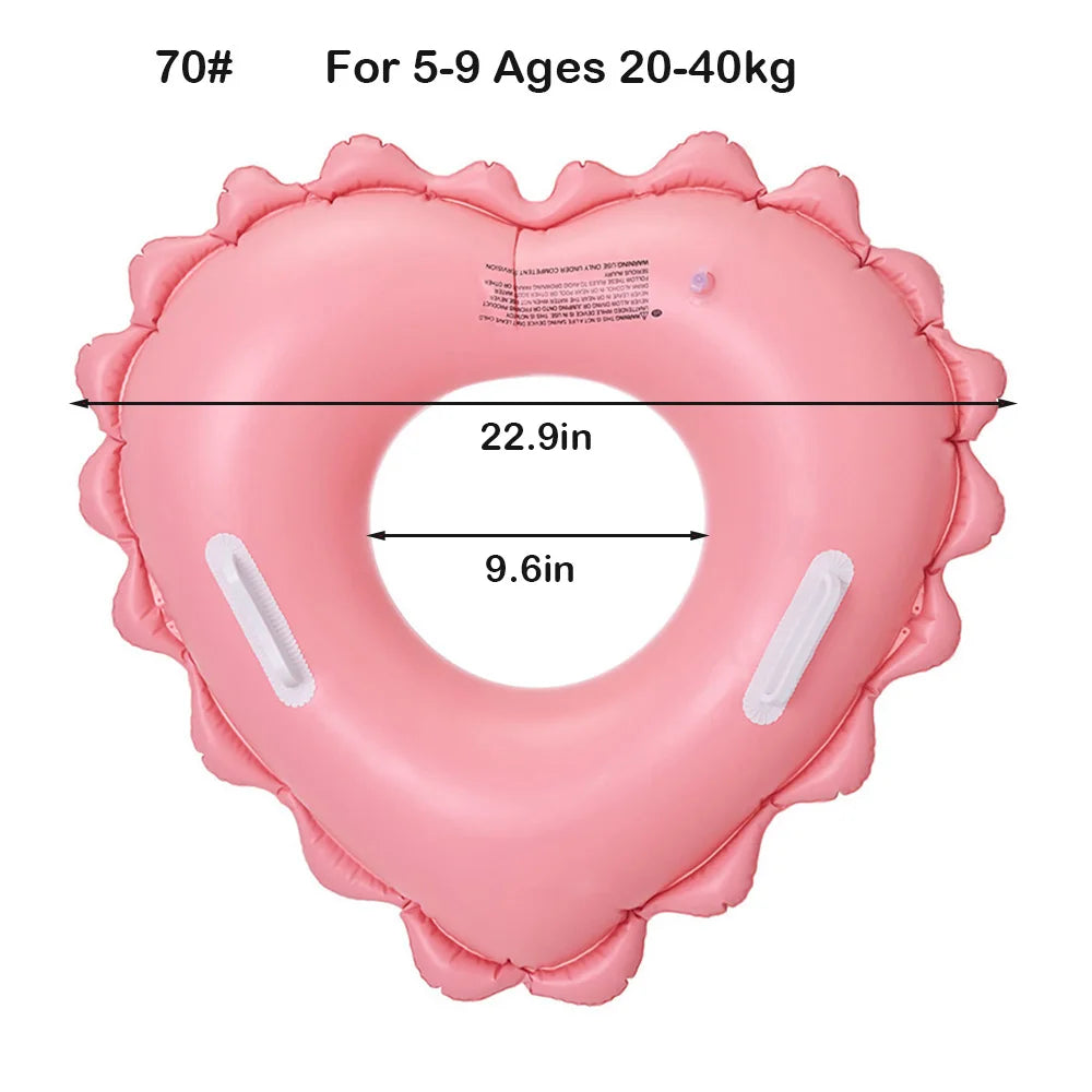 Inflatable Swimming Ring - Multi-Age Float Seat for Kids & Adults - Pool Water Safety Equipment