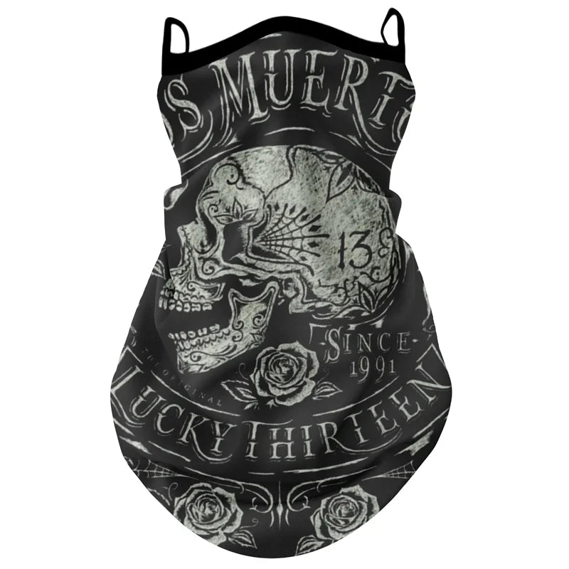 Motorcycle Face Shield - Anti-UV Cycling Headwrap with Neck Cover for Summer Outdoor Sports